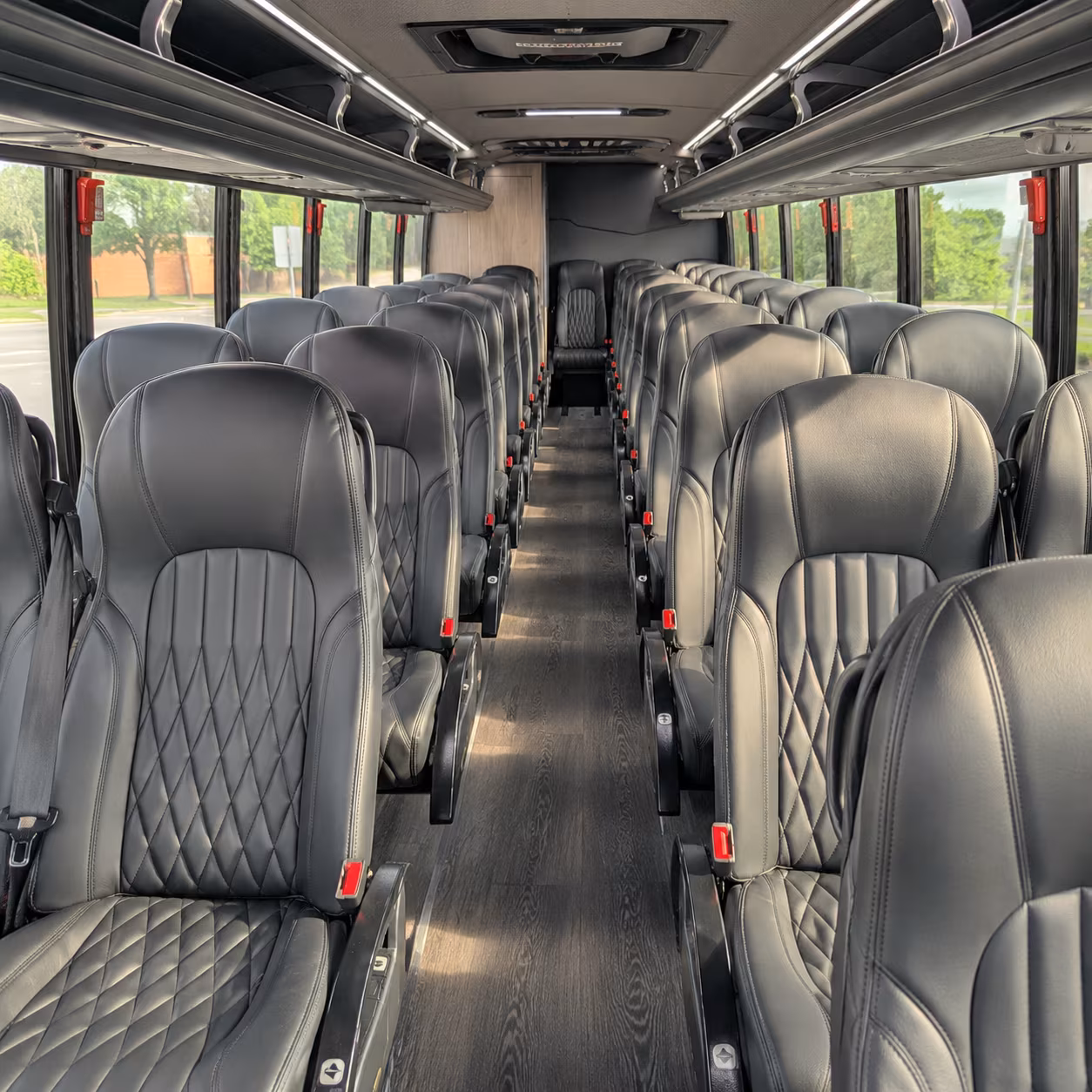 35 passenger minibus interior