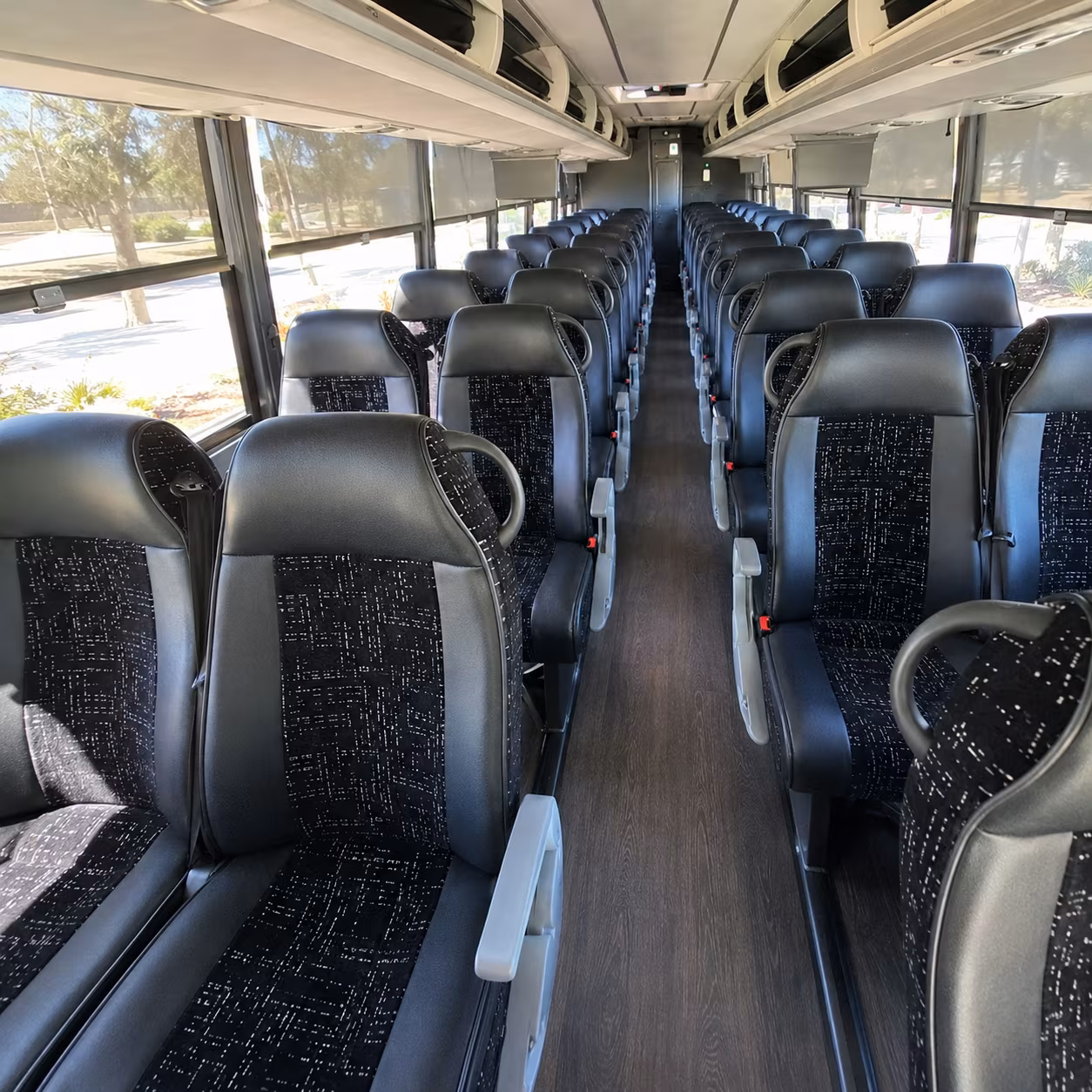 charter buses for corporate events and conferences at the frisco conference center