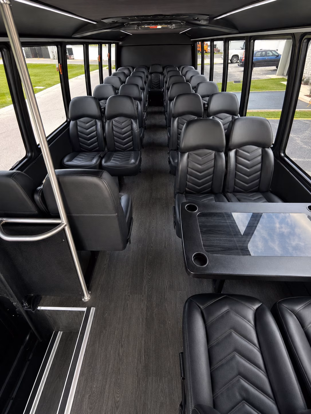 frisco 15 passenger minibus interior