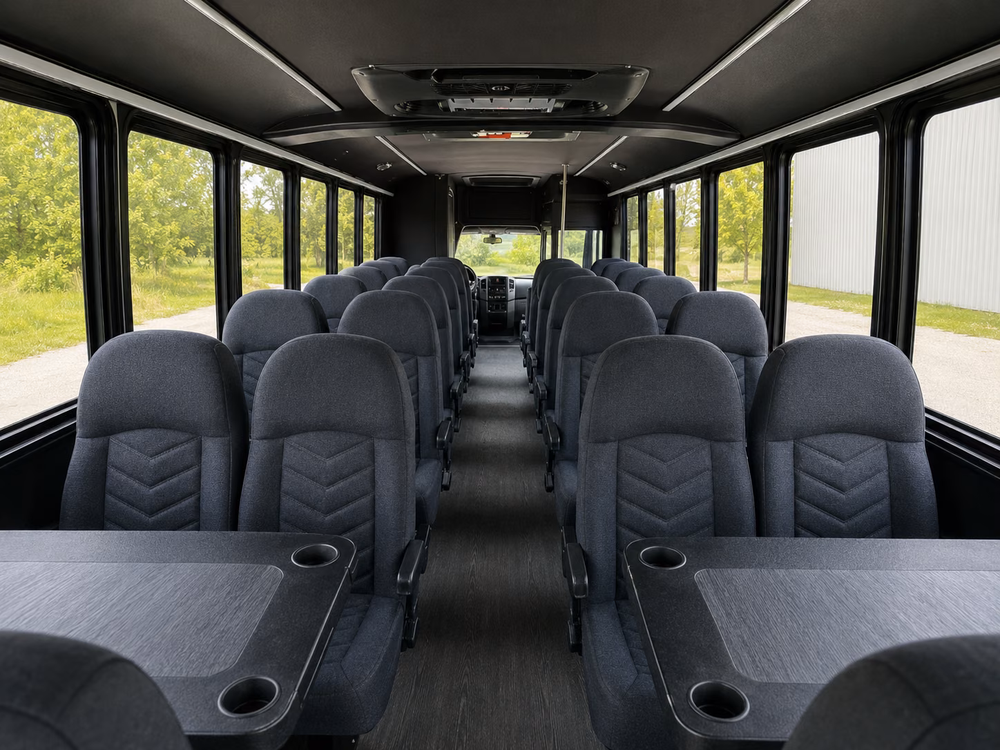 frisco 18 passenger minibus interior