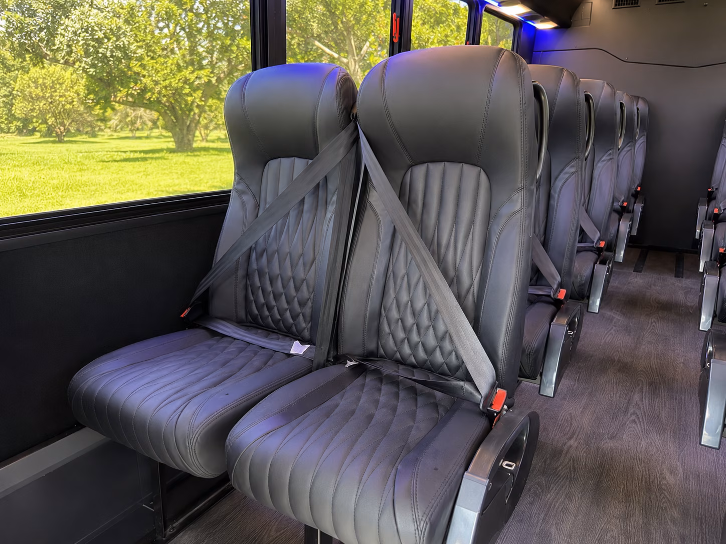 frisco 20 passenger minibus inside