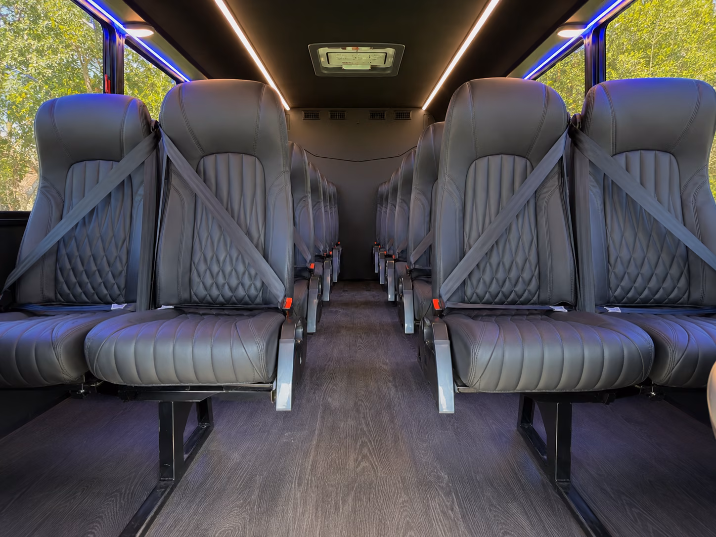 frisco 20 passenger minibus interior