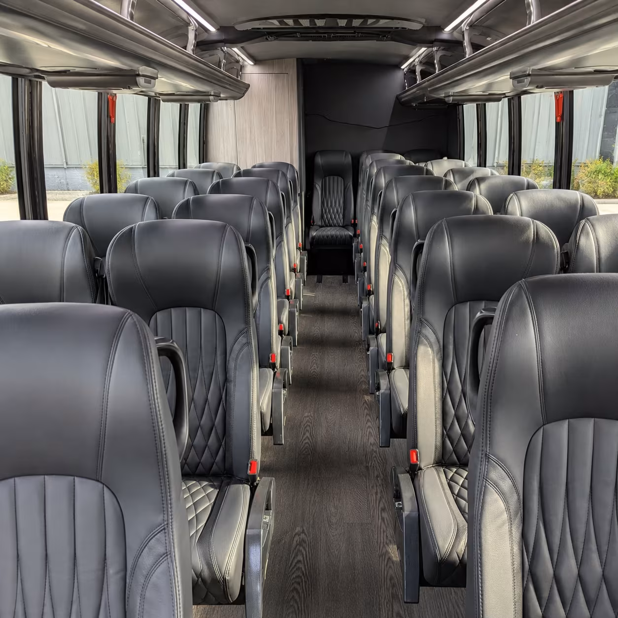 frisco 25 passenger minibus inside