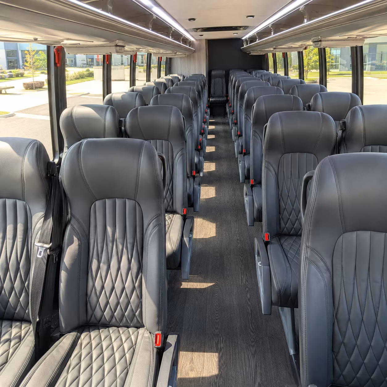 frisco 25 passenger minibus interior