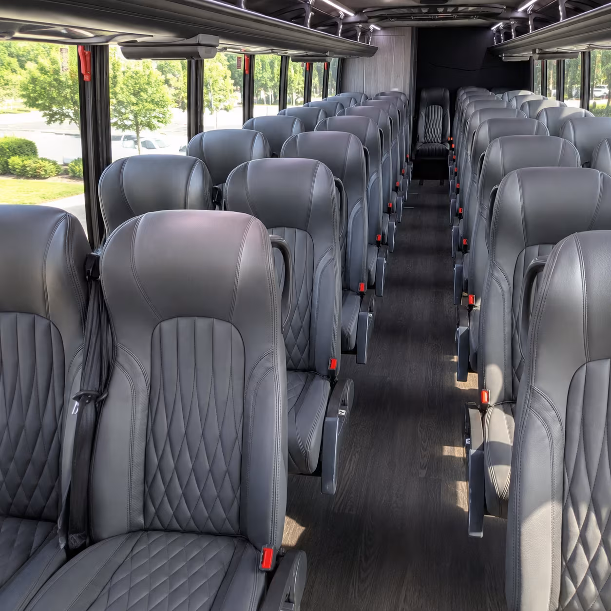 frisco 28 passenger minibus inside