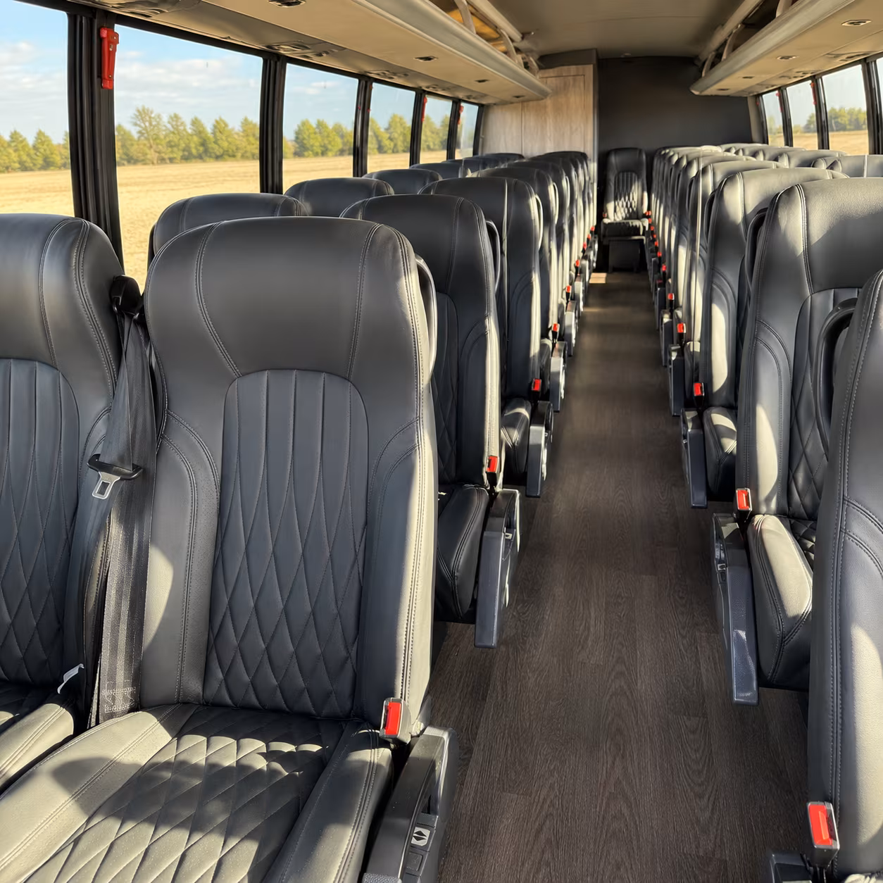 frisco 30 passenger minibus inside