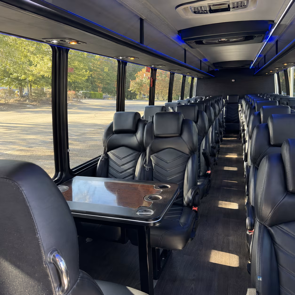 frisco 35 passenger minibus inside