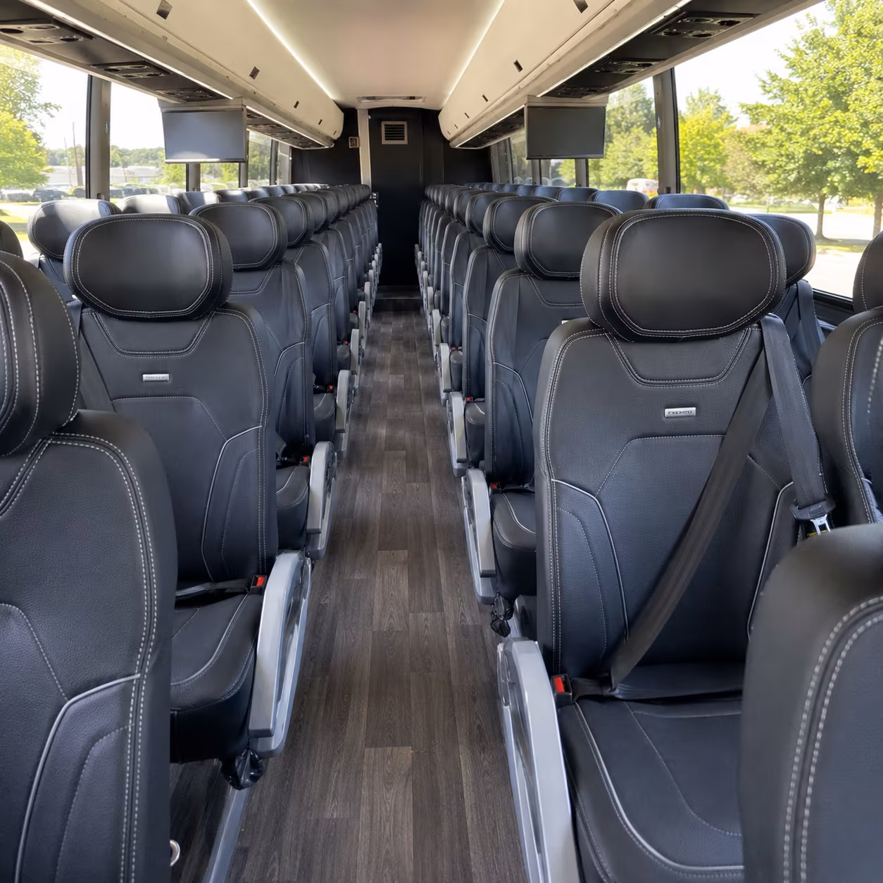 frisco corporate event transportation onboard seating