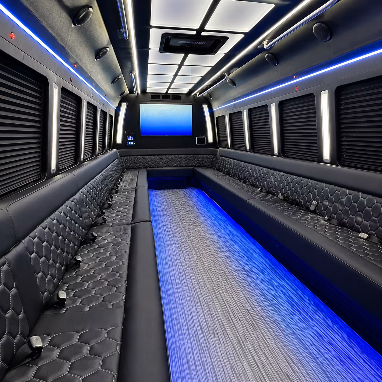 frisco party bus inside