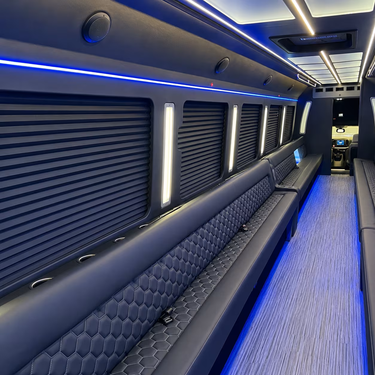 frisco party bus rentals inside