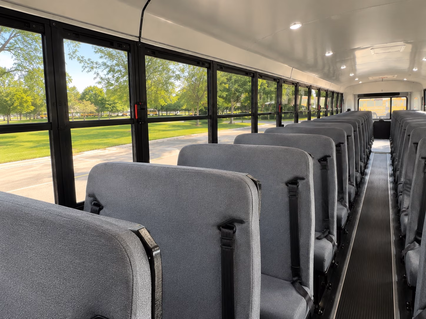 frisco school bus inside