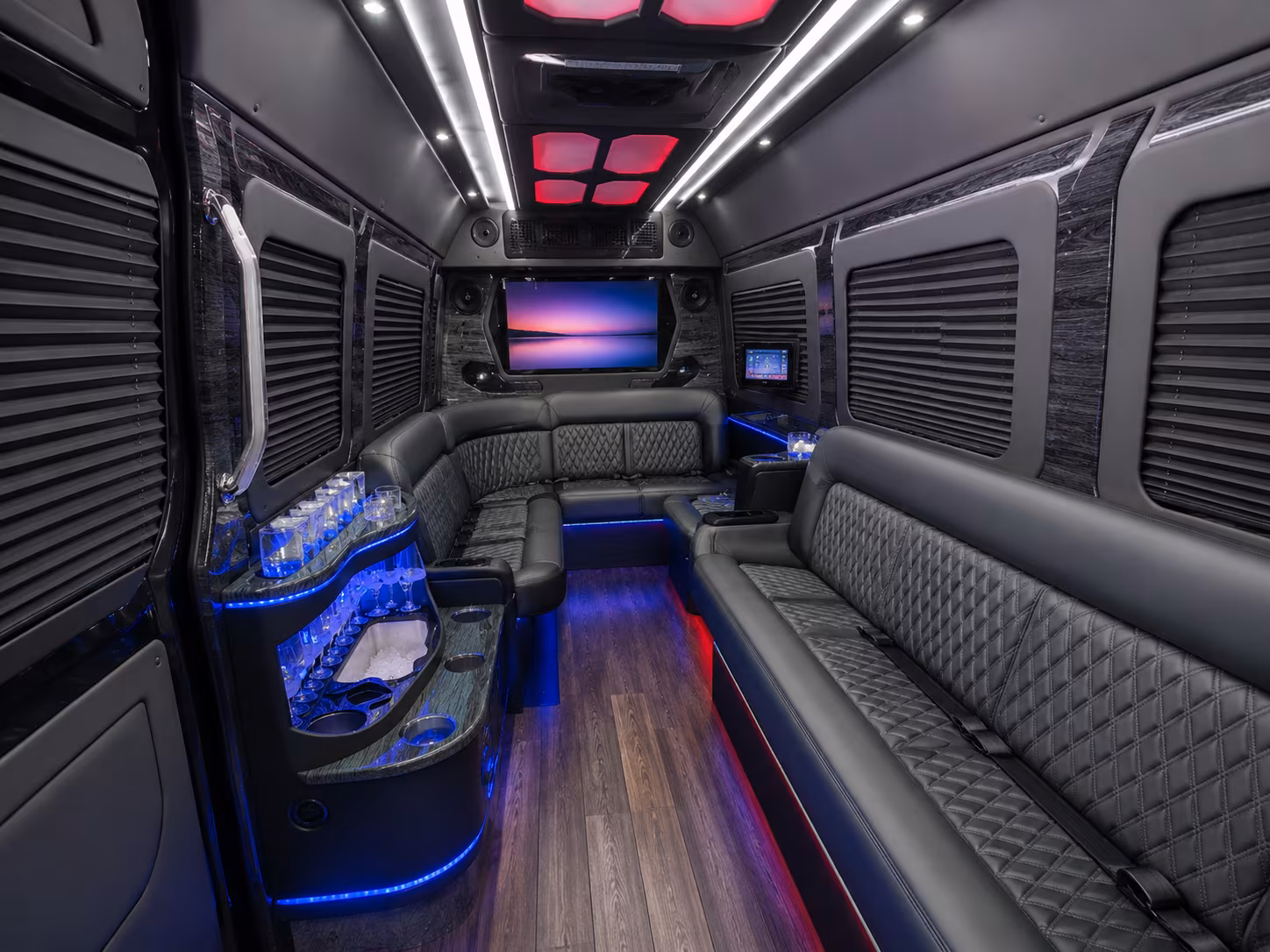 frisco sprinter limousine inside