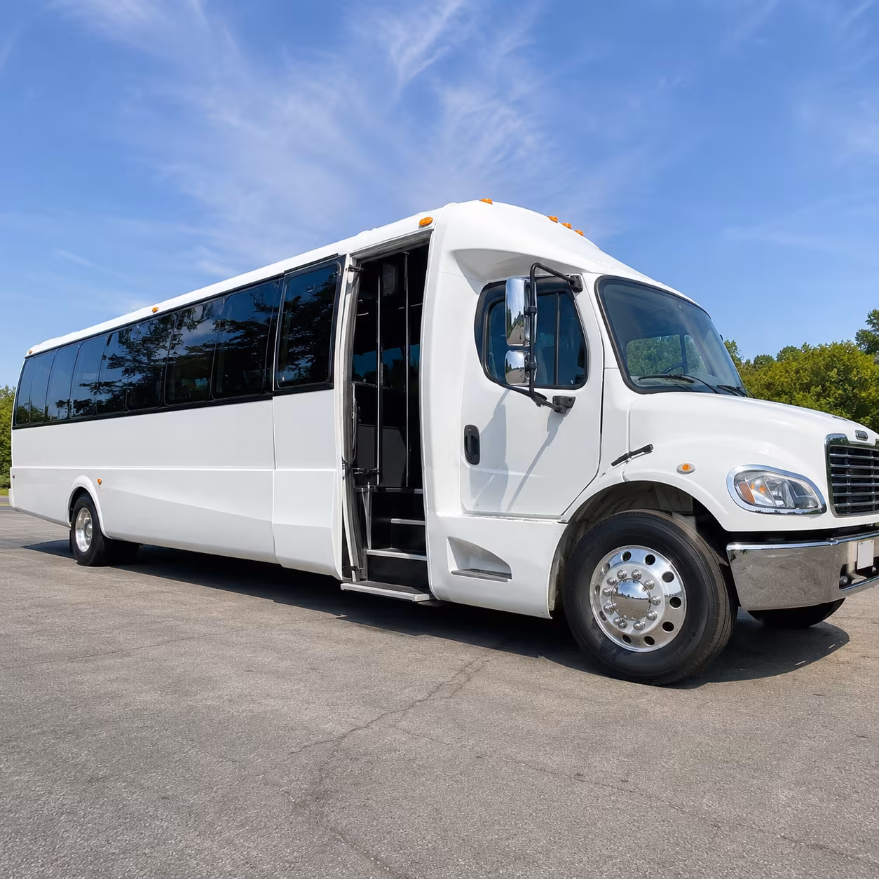 wedding and quinceanera shuttle buses in frisco texas